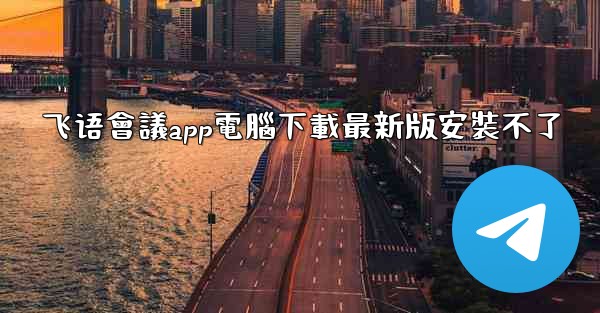 飞语會議app電腦下載最新版安裝不了