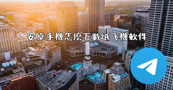 安卓手機怎麼下載纸飞機軟件