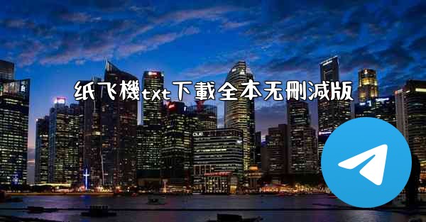 纸飞機txt下載全本无刪減版