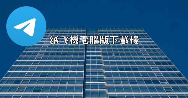 纸飞機電腦版下載慢