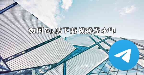 如何在b站下載视频无水印