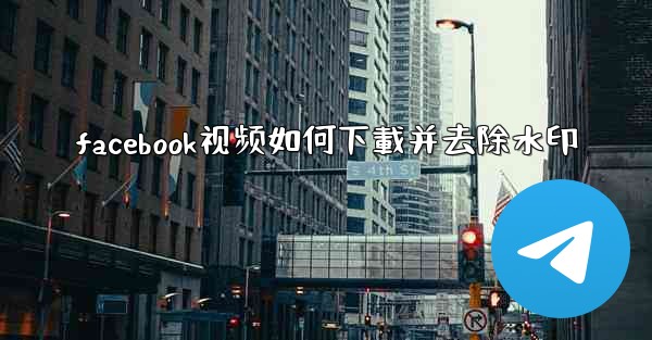 facebook视频如何下載并去除水印