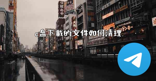 c盘下載的文件如何清理