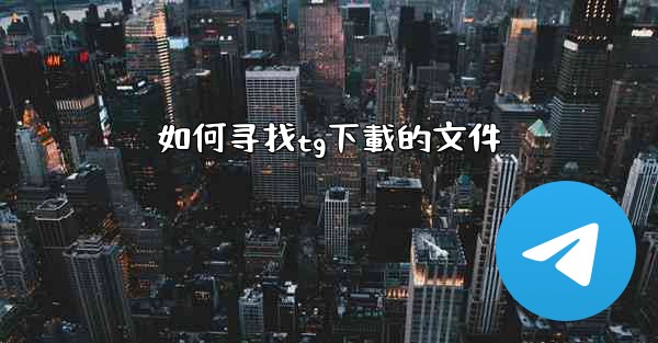 如何寻找tg下載的文件