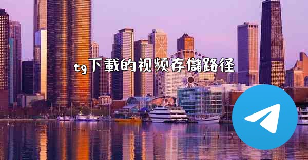 tg下載的视频存儲路径