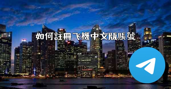 如何註冊飞機中文版賬號