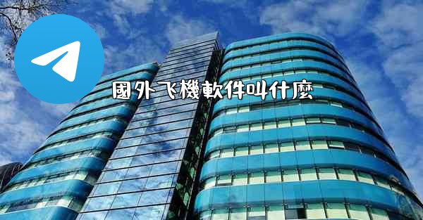 國外飞機軟件叫什麼