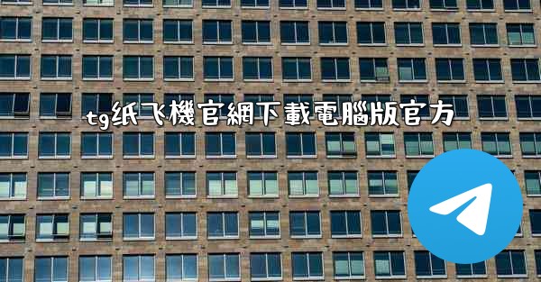 tg纸飞機官網下載電腦版官方