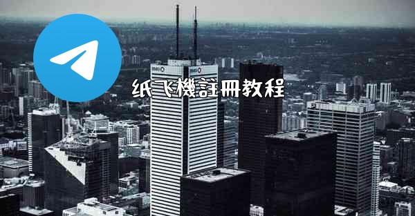 纸飞機註冊教程