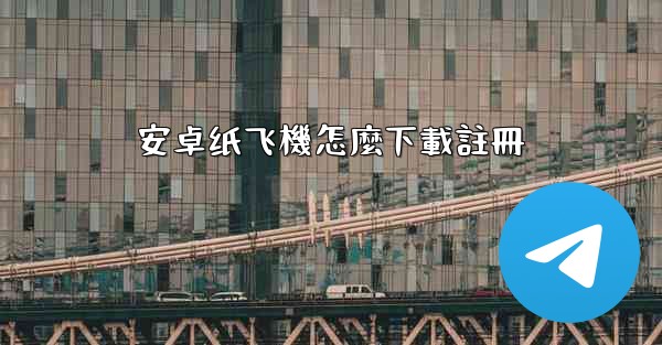 安卓纸飞機怎麼下載註冊