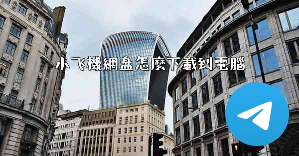 小飞機網盘怎麼下載到電腦