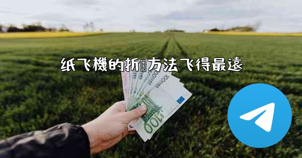 纸飞機的折叠方法飞得最遠