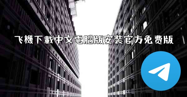 飞機下載中文電腦版安裝官方免费版