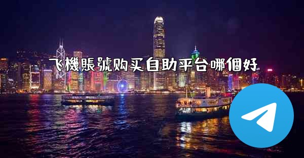 飞機賬號购买自助平台哪個好