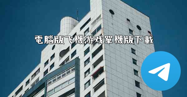 電腦版飞機游戏單機版下載