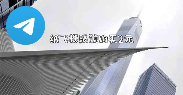 纸飞機賬號购买2元