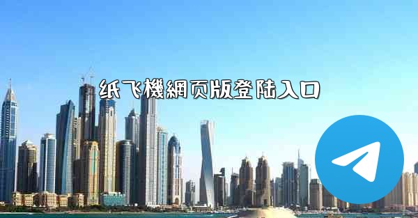 纸飞機網页版登陆入口