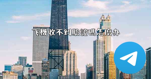 飞機收不到驗證碼怎麼办