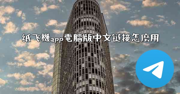 纸飞機app電腦版中文链接怎麼用