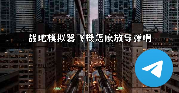 战地模拟器飞機怎麼放导弹啊