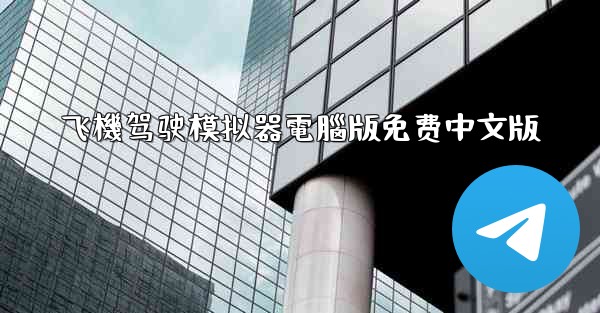 飞機驾驶模拟器電腦版免费中文版