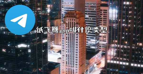 纸飞機app叫什麼类型