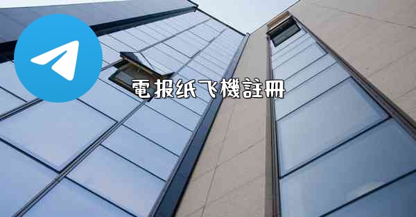 電报纸飞機註冊