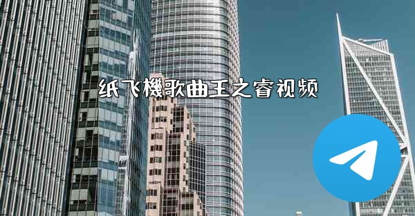 纸飞機歌曲王之睿视频