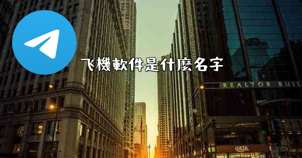 飞機軟件是什麼名字