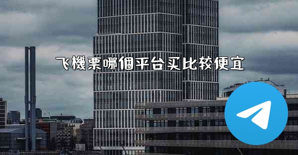 飞機票哪個平台买比较便宜