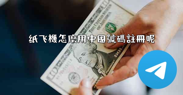 纸飞機怎麼用中國號碼註冊呢