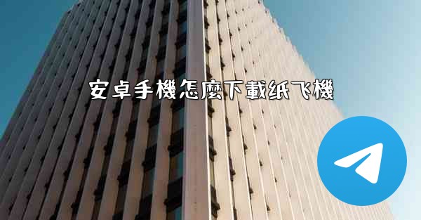 安卓手機怎麼下載纸飞機