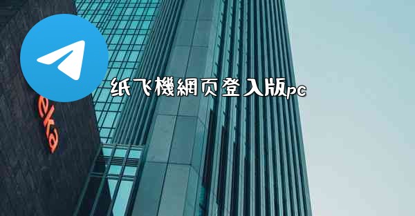纸飞機網页登入版pc