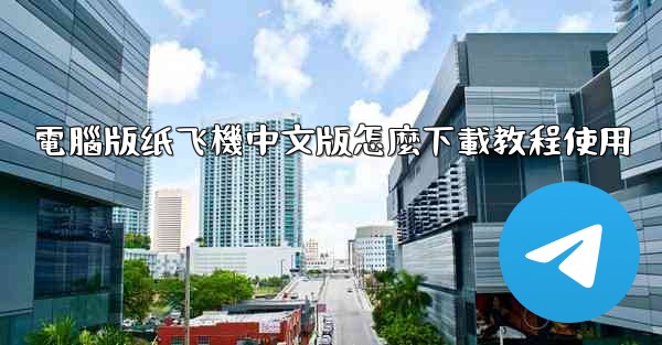 電腦版纸飞機中文版怎麼下載教程使用