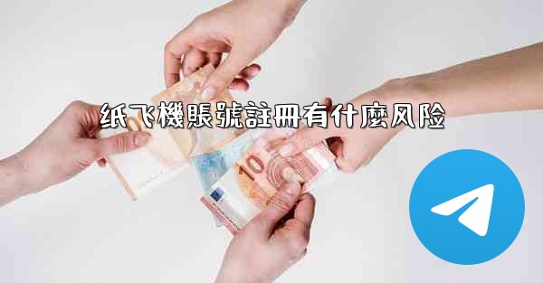 纸飞機賬號註冊有什麼风险