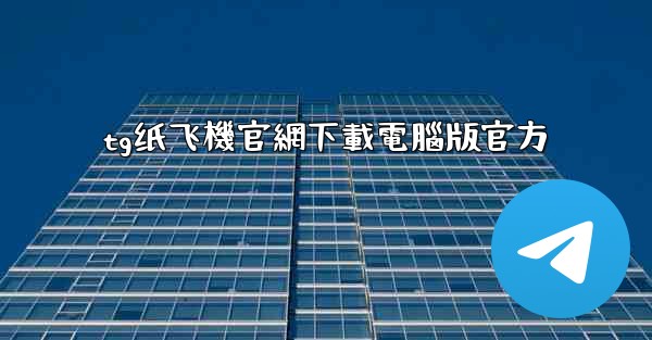 tg纸飞機官網下載電腦版官方