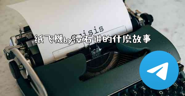 纸飞機by潭石讲的什麼故事