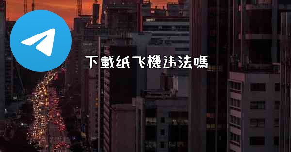 下載纸飞機违法嗎