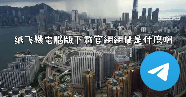 纸飞機電腦版下載官網網址是什麼啊