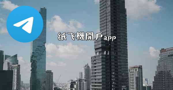 纸飞機開戶app